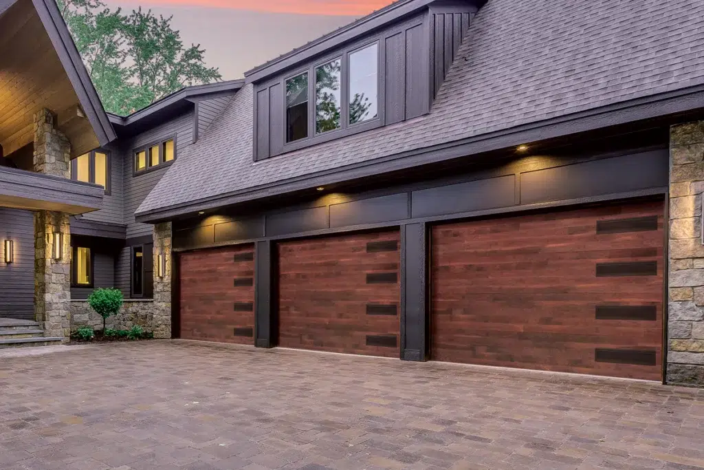 wood garage doors