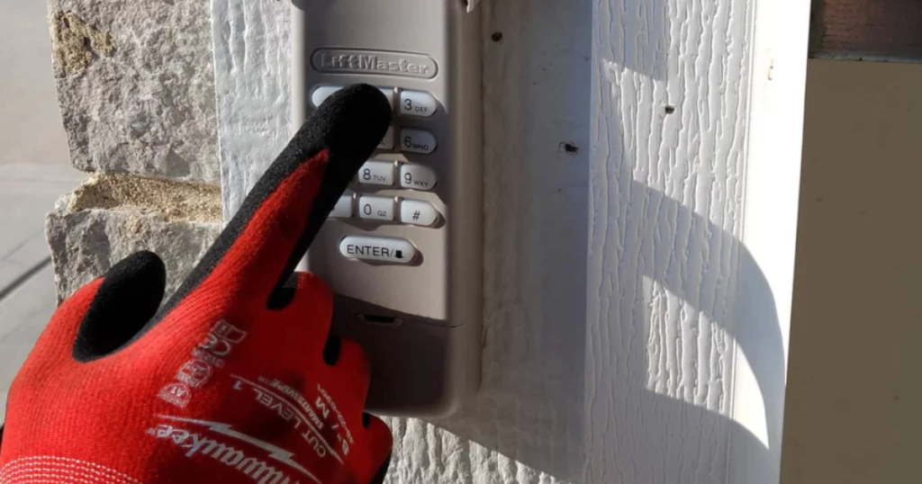 liftmaster garage door opener keypad