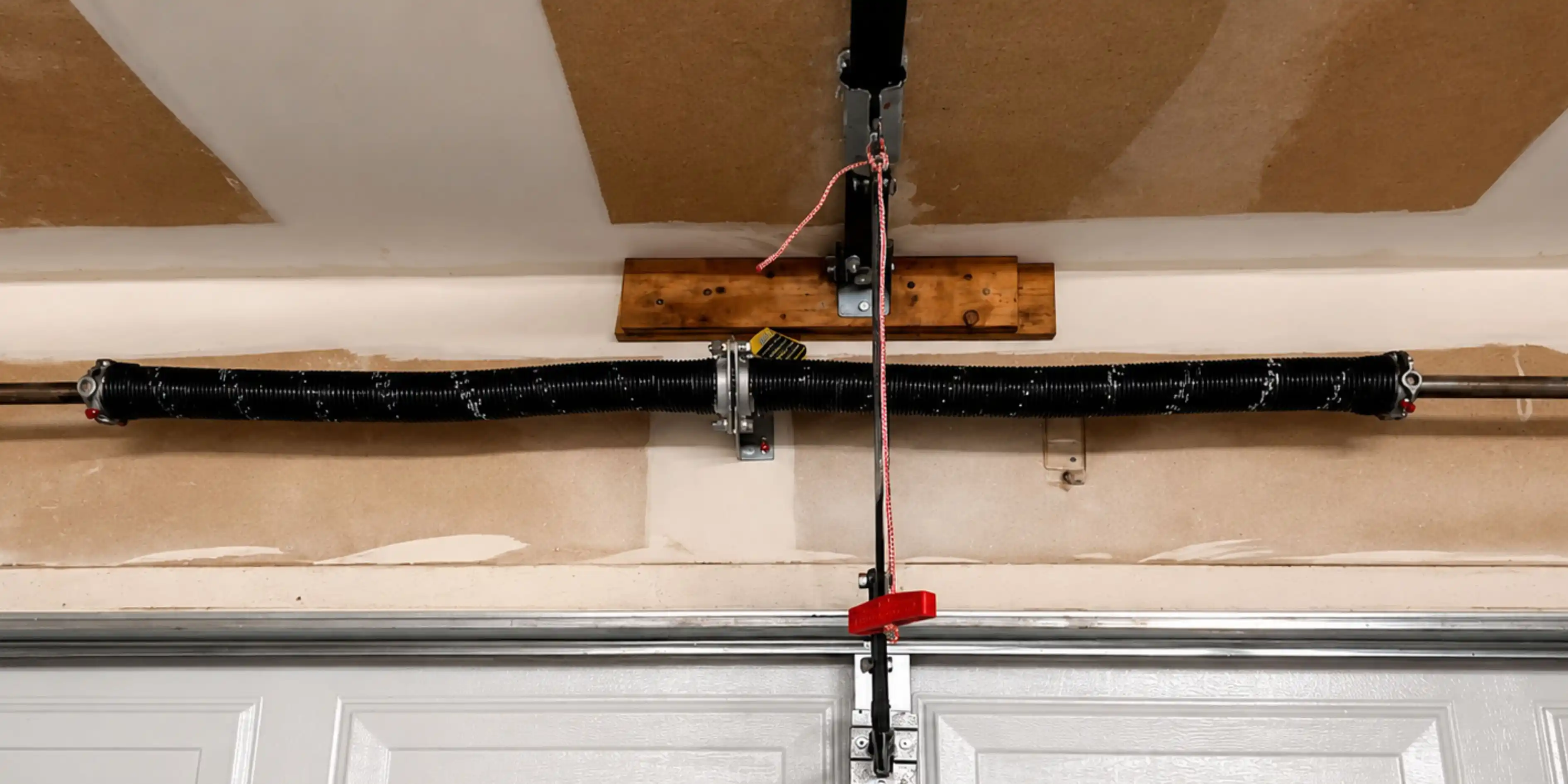 Garage Door Torsion Spring System Above Garage Door