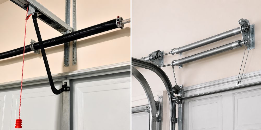 torsion vs extension garage door springs