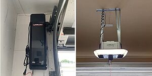 Wall-mounted vs. ceiling-mounted garage door openers